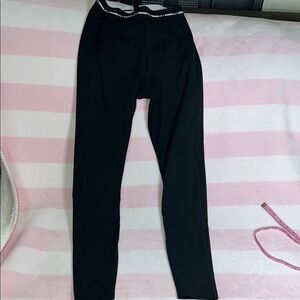 PINK Victoria's Secret Black Leggings